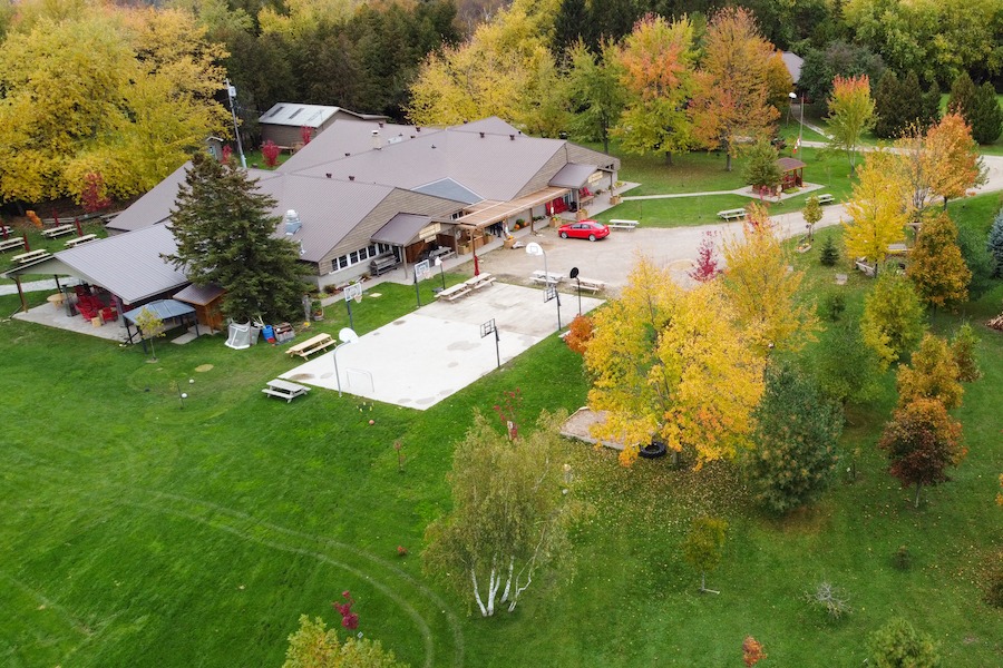 Kintail Lodge aerial